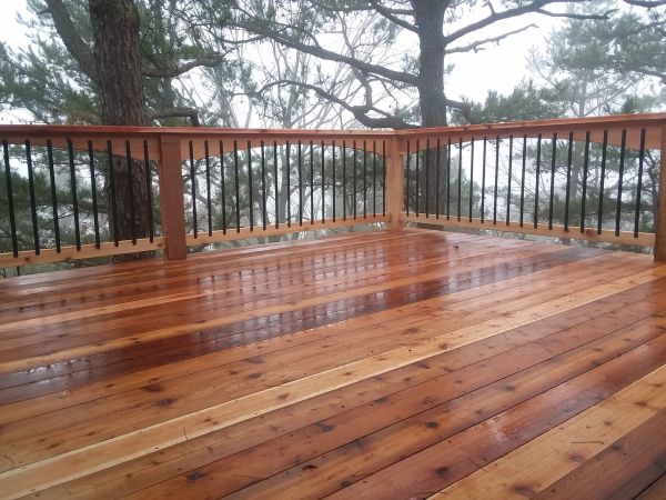 Cedar Deck Repair in Mill Valley